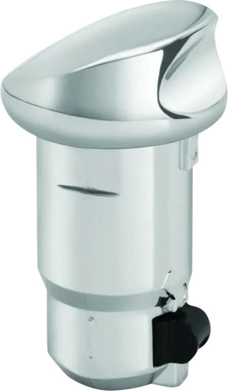 Kuryakyn Quick Release Fuel Door Knob Chrome, sleek and durable design.