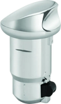 Kuryakyn Quick Release Fuel Door Knob Chrome, sleek and durable design.