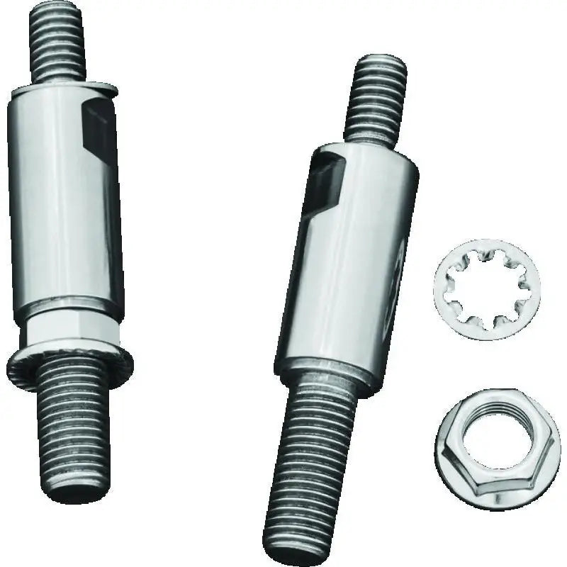 Kuryakyn 1713 Kuryakyn Raised Mirror Adaptors Metric Models (Excluding Yamaha) Chrome - 1713