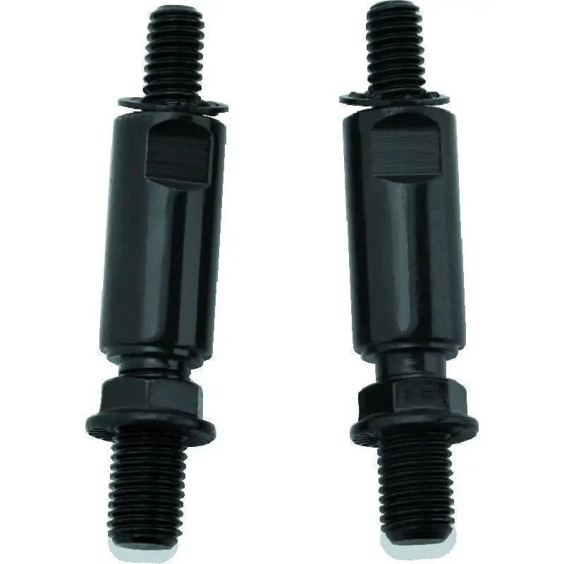 Kuryakyn 1892 Kuryakyn Raised Mirror Mnt Adapters Gloss Black - 1892