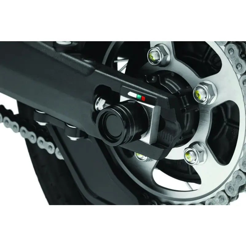 Kuryakyn 3824 Kuryakyn Rear Axle Slide CRF1000L/Adventure Black - 3824