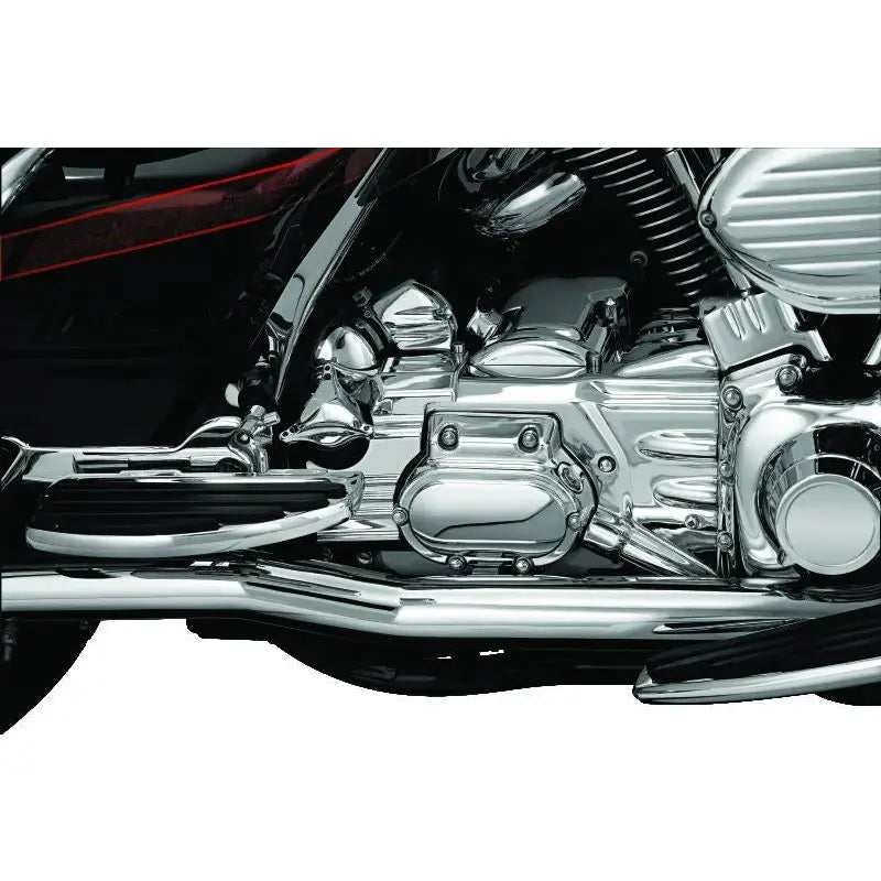 Kuryakyn 8274 Kuryakyn Rear Cylinder Base Cover For 02-06 Touring Models Chrome - 8274