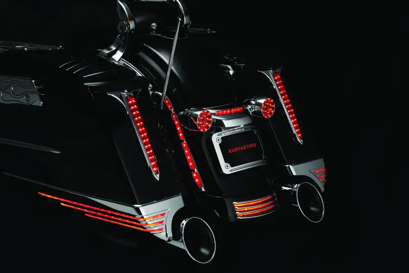 Kuryakyn Rear Fender Accents FLHX & FLTR Models Chrome - Kuryakyn