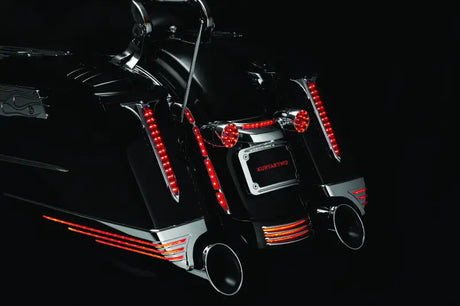 Kuryakyn Rear Fender Accents FLHX & FLTR Models Chrome - Kuryakyn