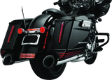 Kuryakyn Rear Fender Accents FLHX & FLTR Models Chrome - Kuryakyn