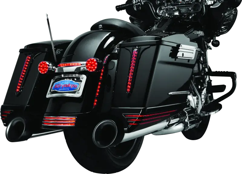 Kuryakyn Rear Fender Accents FLHX & FLTR Models Chrome - Kuryakyn
