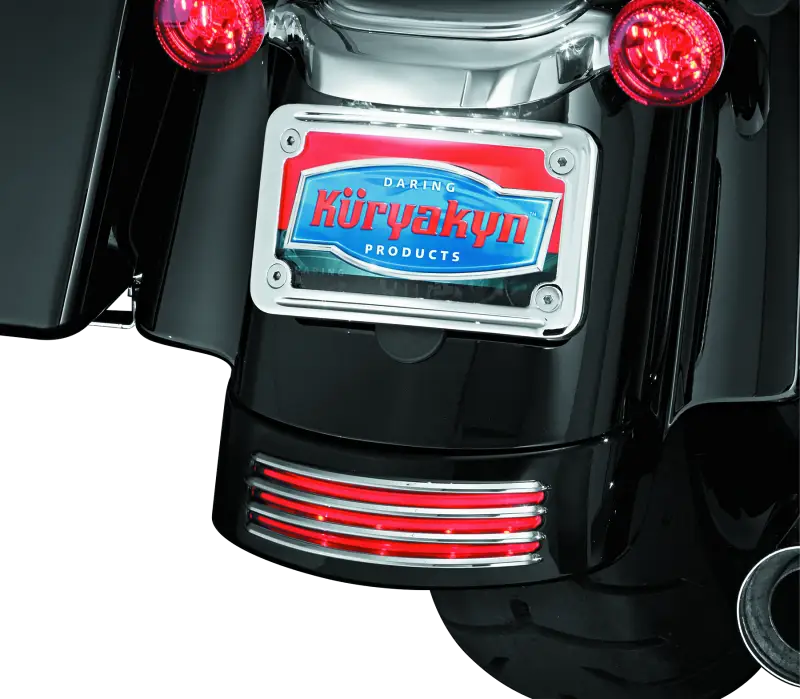 Kuryakyn Rear Fender Accents FLHX & FLTR Models Chrome - Kuryakyn