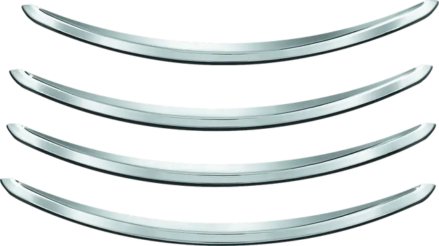 Kuryakyn Rear Fender Accents FLHX & FLTR Models Chrome - Kuryakyn