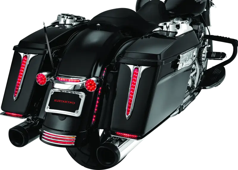 Kuryakyn Rear Fender Accents FLHX & FLTR Models Chrome - Kuryakyn