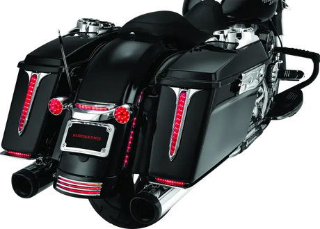 Kuryakyn Rear Fender Accents FLHX & FLTR Models Chrome - Kuryakyn