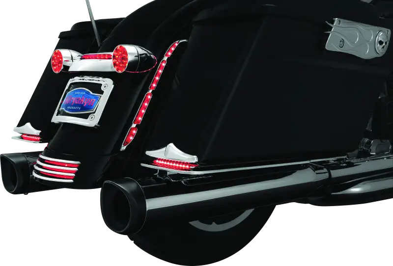 Kuryakyn Rear Fender Accents FLHX & FLTR Models Chrome - Kuryakyn