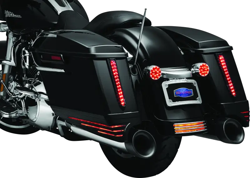 Kuryakyn Rear Fender Accents FLHX & FLTR Models Chrome - Kuryakyn