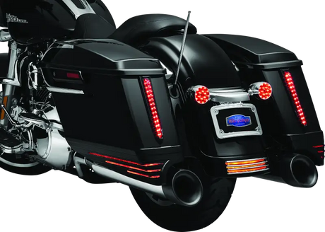 Kuryakyn Rear Fender Accents FLHX & FLTR Models Chrome - Kuryakyn