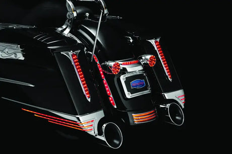 Kuryakyn Rear Fender Accents FLHX & FLTR Models Chrome - Kuryakyn