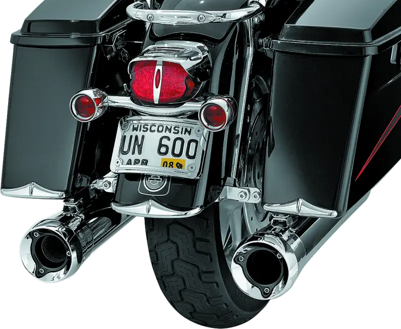 Kuryakyn Rear Fender Or Saddlebag Accent Tips Chrome (Pair) - Kuryakyn