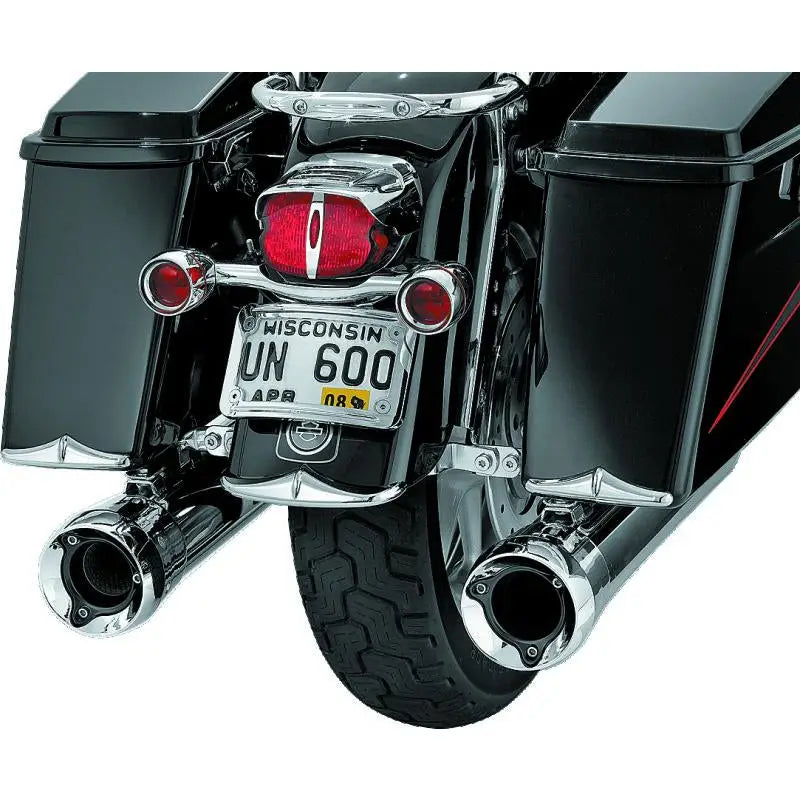 Kuryakyn 8640 Kuryakyn Rear Fender Or Saddlebag Accent Tips Chrome (Pair)