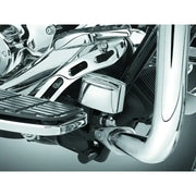 Kuryakyn Rear Master Cylinder Cover 99-07 Touring, 00-17 Softail Models Chrome - Kuryakyn