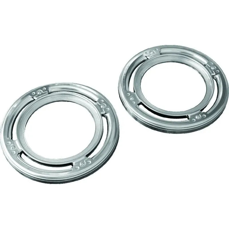 Kuryakyn 3792 Kuryakyn Rear Speaker Accents For Harley-Davidson Chrome - 3792