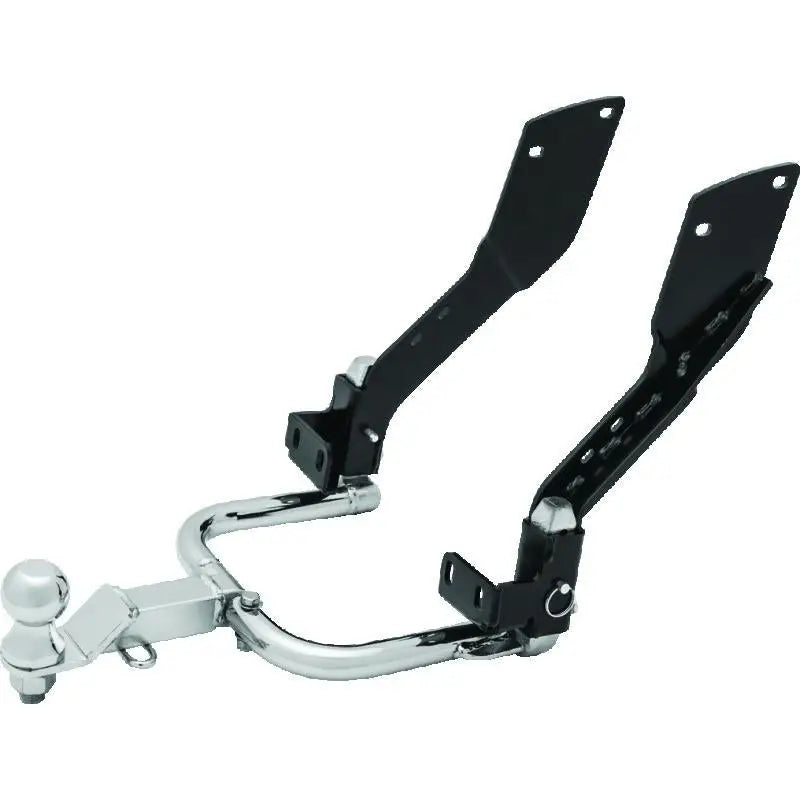 Kuryakyn 7657 Kuryakyn Receiver Hitch 14-up Touring Models Black & Chrome - 7657