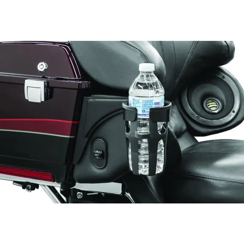 Kuryakyn 6489 Kuryakyn Reflex Drink Holder-Passenger Mount Black - 6489