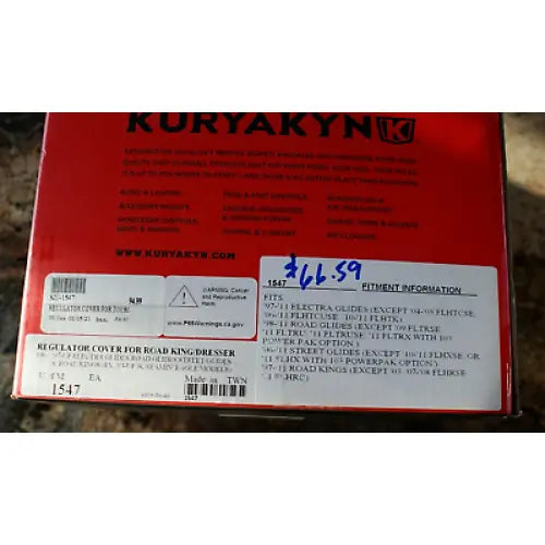 Kuryakyn Regulator Cover 97-11 Touring Chrome - 1547 - Exterior Styling