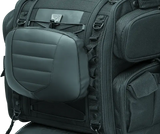 Black motorcycle luggage backrest pad for Kuryakyn Removable Luggage Backrest
