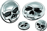 Kuryakyn Replacement Components Zombie Medallions 1in Diameter Chrome - Kuryakyn