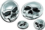 Kuryakyn Replacement Components Zombie Medallions 1in Diameter Chrome - Kuryakyn