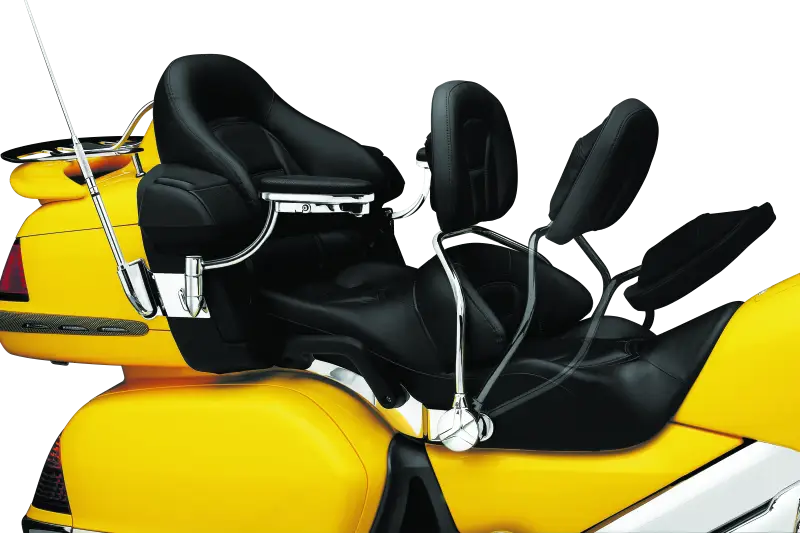 Kuryakyn Rider Backrest Honda GL1800 01-10 Models Chrome - Kuryakyn