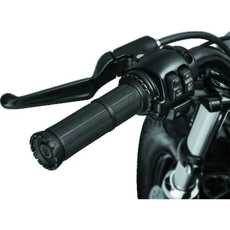 Kuryakyn 3582 Kuryakyn Riot Grips Dual Cable Satin Black - 3582