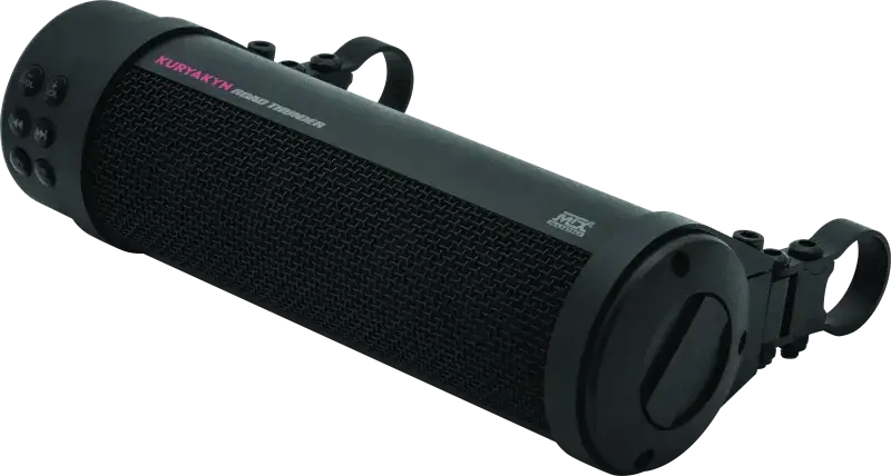 Kuryakyn Road Thunder Plus Sound Bar Satin Black - Audio