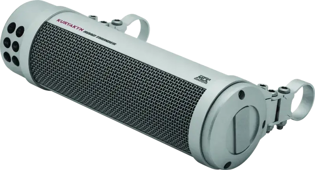Kuryakyn Road Thunder Plus Sound Bar Satin Silver - Audio