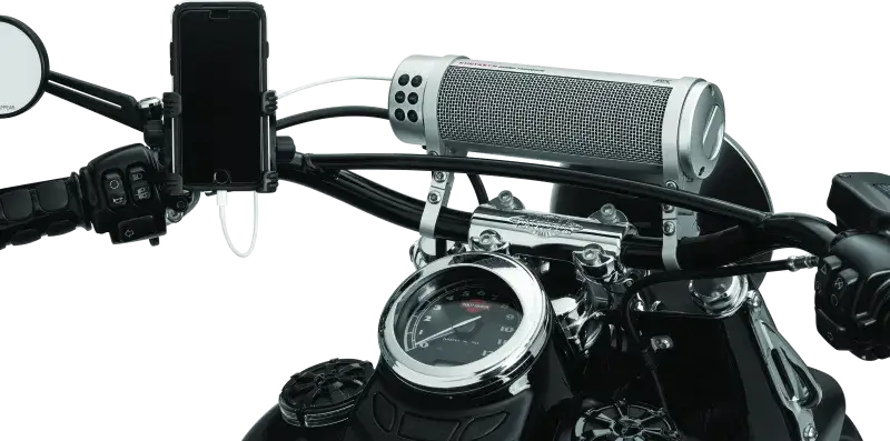 Kuryakyn Road Thunder Plus Sound Bar Satin Silver - Audio