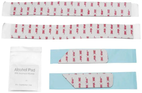 Adhesive strips and alcohol pad for Gold Wing air deflectors installation