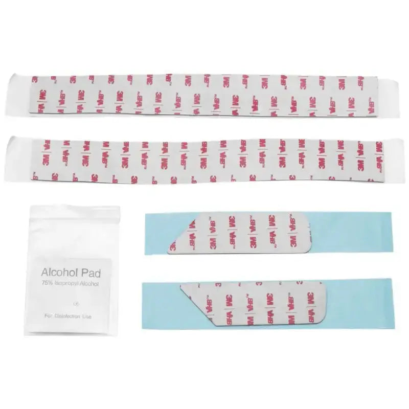 Adhesive strips and alcohol pad for Gold Wing air deflectors installation