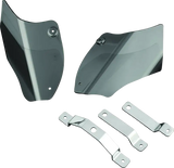 Kuryakyn Saddle Shields Heat Deflectors 00-17 Softail Smoke - RV and Auto Parts