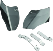 Kuryakyn Saddle Shields Heat Deflectors 00-17 Softail Smoke - RV and Auto Parts
