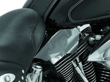 Kuryakyn Saddle Shields Heat Deflectors 00-17 Softail Smoke - RV and Auto Parts