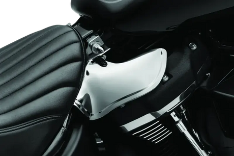 Kuryakyn Saddle Shields Heat Deflectors 18-Up Softail Models Smoke - RV and Auto Parts
