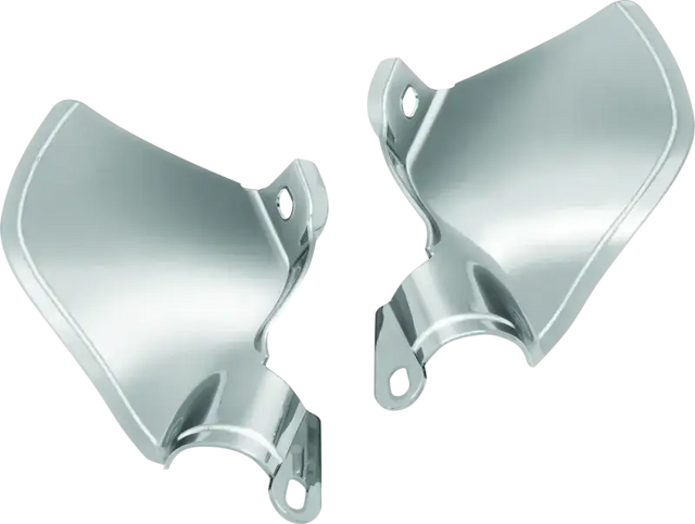 Kuryakyn Saddle Shields Heat Deflectors 18-Up Softail Models Smoke - RV and Auto Parts