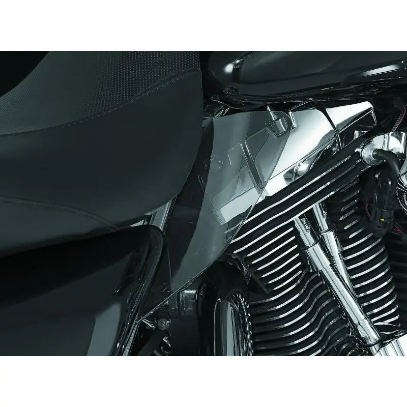 Kuryakyn 1188 Kuryakyn Saddle Shields Heat Deflectors 97-07 Touring Smoke