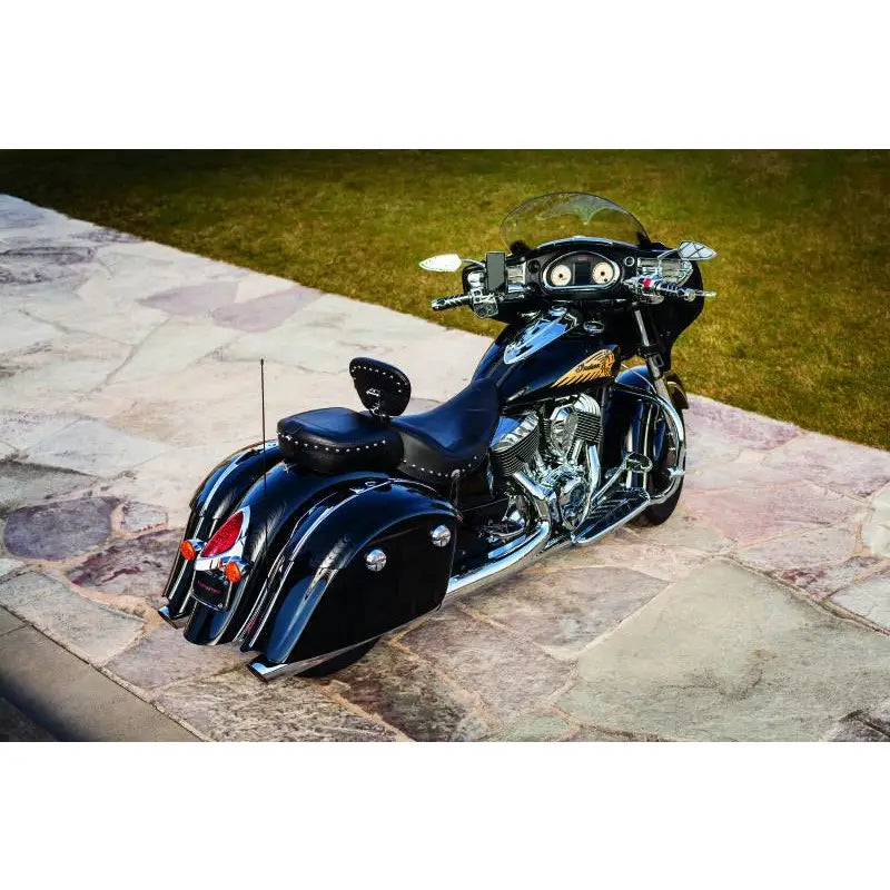 Kuryakyn 5670 Kuryakyn Saddlebag Top Trim Indian Chrome - 5670