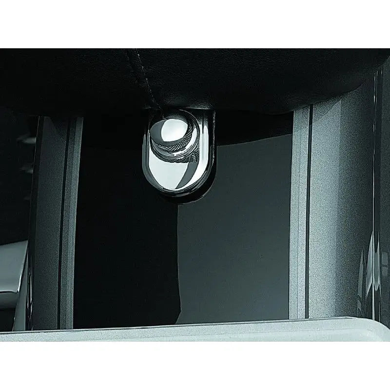 Kuryakyn 9035 Kuryakyn Seat Beauty Cap & Thumb Screw Combo Chrome - 9035