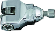 Chrome-plated metal fitting for Kuryakyn Serrated Replacement Clevis with Hardware