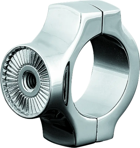 Kuryakyn Side Mount License Plate Clamp Chrome - Kuryakyn