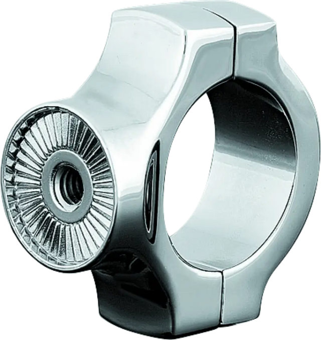 Kuryakyn Side Mount License Plate Clamp Chrome - Kuryakyn