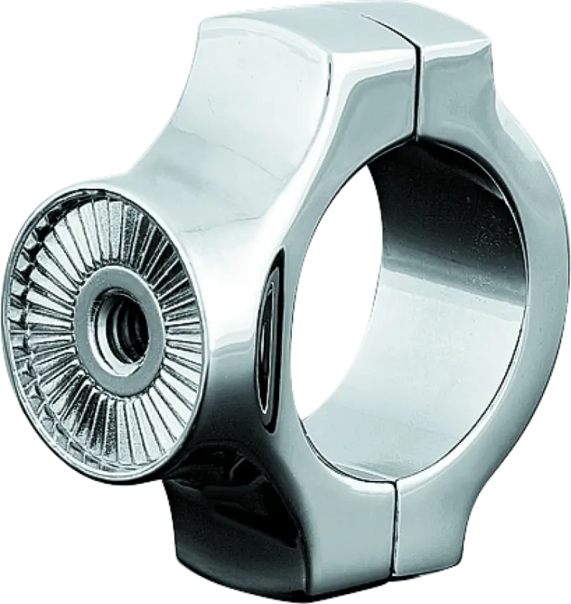 Kuryakyn Side Mount License Plate Clamp Chrome - Kuryakyn