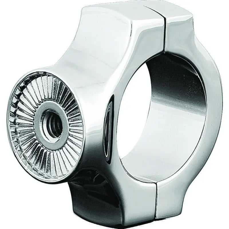 Kuryakyn 3183 Kuryakyn Side Mount License Plate Holder Clamp 86-17 Softails Chrome