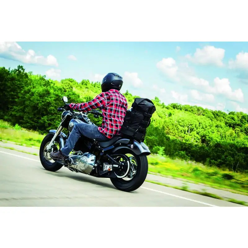 Kuryakyn 3116 Kuryakyn Side Mount License Plate Holder Clamp 86-17 Softails Gloss Black - 3116