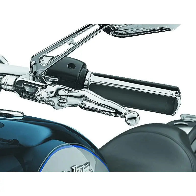 Kuryakyn 1049 Kuryakyn Silhouette Levers 96-Up Cable Chrome - 1049